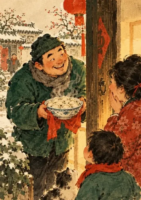 隔壁老王来串门 短剧封面，搞笑喜剧题材，共 72 集